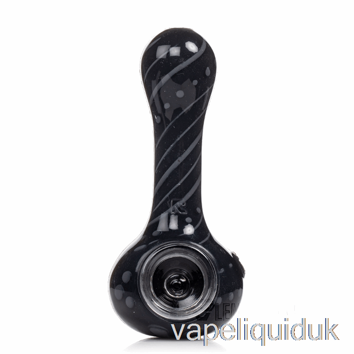 Eyce ORAFLEX Floral Silicone Spoon Black / Gray Vape Juice